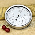 Miniatyrbillede 2 af 5: Digital Indendørs Hygrometer Bærbar 3 i 1 Væghængt Vejrtermometer Barometer Hygrometer Hom