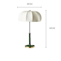 Miniatyrbillede 4 af 4: 36cm Retro Bordlampe Led E27 Smaragd Bordlampe