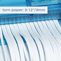 Miniatyrbilde 4 av 5: Mini Blå Shredder Crusher Papir Dokumenter Klippemaskin