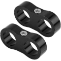 Miniatyrbillede 5 af 5: Slange Separator Klemme, An10 Aluminium Legering Slange Separator Klemme Fitting Adapter Beslag Universalblack2cs)
