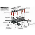 Miniatyrbild 1 av 5: Kolfiber Mini 250 Fpv Quadcopter Ram Mini Quad Ram För 250 C250