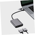 Miniatyrbilde 2 av 8: Type C til Dobbel 1080P 60Hz Adapter USB 30 Hub USB Adapter