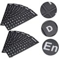 Miniatyrbild 3 av 8: Tangentbordsdekaler för bärbara datorer 10 st Universal Datorskydd Flerspråkig Layout Lätt att Applicera Rengör Tangentbordet