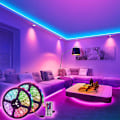 Miniatyrbillede 1 af 5: 10m LED-lysstribe Dæmpbar RGB 600 LED'er 5050 SMD