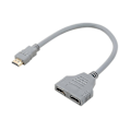Miniatyrbilde 2 av 4: HDMI 1 til 2 Splitter Dobbel Signal Adapterkabel for HDTV