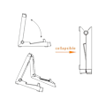Miniatyrbillede 3 af 5: Guitar Stativ, Foldbart Instrumentstativ i ABS-materiale til Akustisk