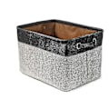 Miniatyrbillede 1 af 5: Opbevaringskurv til hundelegetøj, lærredstaske til hunde, foldbar opbevaringsboks til kæledyrslegetøj, linnedopbevaringsboks, hundeartikler Black-Gray