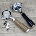 Pikkukuva 4 / 5: Pohjaton Cee-koneen Portafilter-suodatinosa Expobar E61/wega/rocket-malleille C