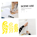 Miniatyrbild 8 av 8: Stycken Plast Sömnadslinjal DIY Patchwork Linjal Sömnadstillbehör Fransk Kurva Set Skräddarverktyg