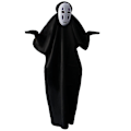 Miniatyrbillede 5 af 5: Spirited Away No Face Kaonashi Performance Kostume Fancy Up Outfit Kappe Maske Handsker Sæt M