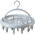 Miniatyrbild 1 av 5: Multifunktionell Torkställ Multi-klämma Strumpor Balkong Vikbar Underkläder Multi-purpose Hushåll Multi-huvud Klädställ Gray