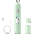 Miniatyrbilde 1 av 5: Hundenagelsliper, 2-trinns USB Elektrisk Kjæledyr Nagleklipper For Hunder, Profesjonell Stille Ledningsfri Nagleklipper For Stell Green