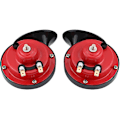 Miniatyrbillede 1 af 5: Dobbelt-tone Høj Lyd Bil Snegl Luft Horn 12v 135db Universal Til Lastbil Bil Båd Cykel 2stk rød