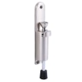 Miniatyrbillede 1 af 5: Hjemmefodbetjent Kickdown Dørstopper En-tryks Flip Dørholder Lydløs Buffer Brushed Nickel