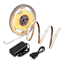 Miniatyrbillede 1 af 5: 16,4ft 5m COB LED-lysstribe CRI 80 60W Rope Light