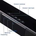 Miniatyrbillede 2 af 5: 40W Bluetooth Højttaler Caxia De Som Trådløs Soundbar