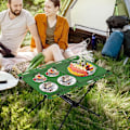Pikkukuva 2 / 5: Alloy Picnic Tables Ulkoilmavarusteet, Ulkoilma Alumiiniseos Taittuvat Leiritaulut, Monitoiminen Piha Bbq Grillauspöytä, Taittuva Pöytä Leirintään, S Green