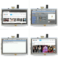Miniatyrbillede 4 af 5: 5-tommer Resistiv Touchscreen LCD HDMI Raspberry