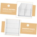Miniatyrbillede 5 af 8: 2 stk. Makeup Opbevaringsboks Desktop Kosmetik Organizer Makeup Stativ Multi-grid Stativ Kosmetik