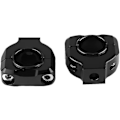Miniatyrbilde 4 av 4: Motorsykkel Styre Klemme Aluminium Holdbar Løfte Bar Klemme Universal Trykk Kode Variabel Styre (svart) (2 stk)