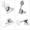 Miniatyrbilde 4 av 5: 4 stk Gitar Tuning Pegs Elektrisk Bass Tuner Peg Gitar Åpen Gear Tuning Pegs Maskinhoder For Fend