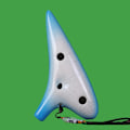 Miniatyrbillede 3 af 3: 12 Hulls Gradient Blå Ocarina