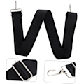 Miniatyrbillede 7 af 8: 2 stk. justerbar nylonrem til crossbody tasker, bred taskerem med clips