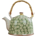 Miniatyrbillede 1 af 7: Keramisk tekande i japansk stil med te-si, porcelæns tekande