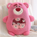 Pikkukuva 2 / 5: Uusi Pehmeä Pudding-Pussi Makeispussin Mini-Nuket Eläimet Pehmolelut Lapsille pink bear