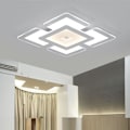 Miniatyrbilde 4 av 5: 42cm Geometrisk Flush Mount Akryl LED Dimmerbar Fjernkontroll
