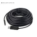 Pikkukuva 4 / 5: 15m Vedenkestävä 6 LED USB-endoskooppi 7mm Linssin Peili