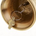 Pikkukuva 3 / 5: Tuulikello-riipus, kello kello avoin trumpetti antiikkisen messinkiä kello riipus kello (väri: kulta) (1 kpl)