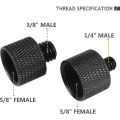 Miniatyrbilde 2 av 5: Mikrotråd Skrue Adapter 5/8 Til 1/4 Adapter Og 5/8 Til 3/8 Adapter