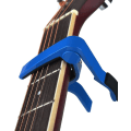 Miniatyrbillede 3 af 5: Guitar Capo til Akustiske og Elektriske Gitarer Trigger Capo Hurtig Skift 6 Strengs Guitar Capo (blå) (1 stk