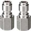 Miniatyrbillede 4 af 5: 1/4 Tomme Hun-NPT Fitting, 1/4 Tomme Han-NPT Fitting