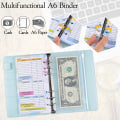 Miniatyrbillede 4 af 5: A6 PU Læder Planner Budget Binder Notesbog Kontant Kuvert System Sæt E