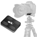 Miniatyrbild 4 av 5: Snabbkopplingsplatta i aluminiumlegering Snabbkopplingsplatteadapter 1 set - svart)
