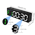 Miniatyrbild 4 av 4: Gym Timer med LED-display, väggklocka för intervallträning 2023