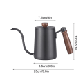 Miniatyrbillede 5 af 5: Rustfrit Stål 600ml Håndbrygget Kaffekande