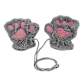 Miniatyrbillede 4 af 5: Dame Cat Claw Paw Handsker - Blød Vinter Halvfinger