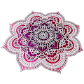 Miniatyrbild 1 av 4: Mandala Rotonda Väggbonad Lotus Täckesfilt Bohemisk Yogamatta