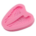 Miniatyrbillede 2 af 5: Engelvinger Formet 3D Silikon Kage Fondant Form Dekoration