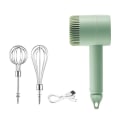 Miniatyrbilde 1 av 5: Trådløs 3-trinns mini-mikser Elektrisk matblender Håndholdt mikser Green 2 set