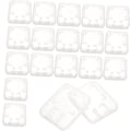 Miniatyrbilde 4 av 8: 2 sett Minnekort Oppbevaringsesker Kort Oppbevaringseske Holder Plast 24 stk*2