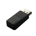 Miniatyrbilde 5 av 5: Svart DP Hann til Mini DP Hunn DisplayPort Adapter