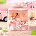 Miniatyrbilde 2 av 5: Magic House DIY Hytte Drømmeflaske Tredimensjonal Montering Modell Smart Hus