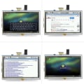 Miniatyrbillede 3 af 5: 5-tommer Resistiv Touchscreen LCD HDMI Raspberry