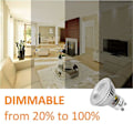 Pikkukuva 5 / 5: 6 kpl himmennettävät LED-lamppu spottivalot 5w COB GU10 GU5.3 Spottivalo