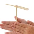 10 st Bambu Sländor Flygande Leksaker Handgnid Propeller Flygande Fe Leksak För Barn