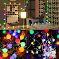 Miniatyrbild 3 av 5: Mini Globus String Lights Batteridriven Fjärrkontroll Inomhus 50